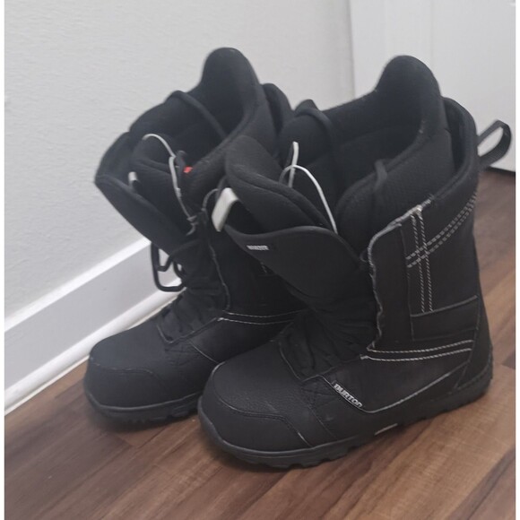 Burton Invader Imprint 1 Mens Sz 10 Snowboard Boots Lace Up Black main image 7